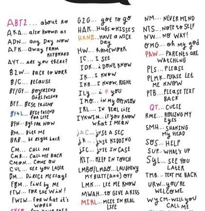 acronyms/abbreviations!! #violetsultra #fyp #foryou #xyzbca #advice, Texting In Lowercase Meaning